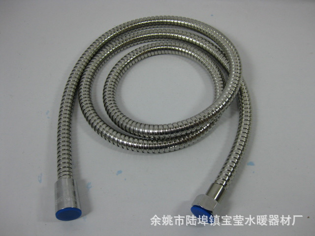1.5米淋浴双扣软管 4分接口喷头花洒软管图片,1.5米淋浴双扣软管 4分接口喷头花洒软管图片大全,余姚市陆埠镇宝莹水暖器材厂-